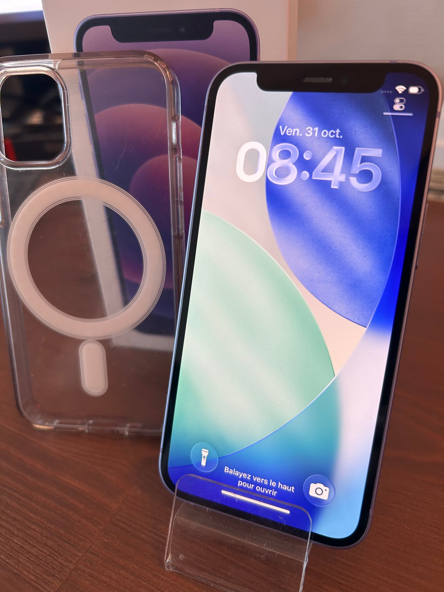 Apple iPhone 12 mini 128 Go Mauve – Débloqué | Très Bon État