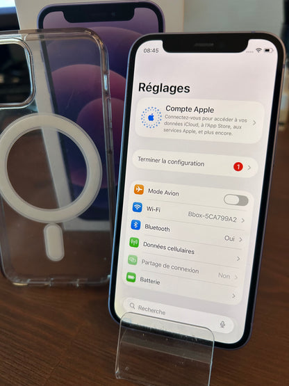 Apple iPhone 12 mini 128 Go Mauve – Débloqué | Très Bon État