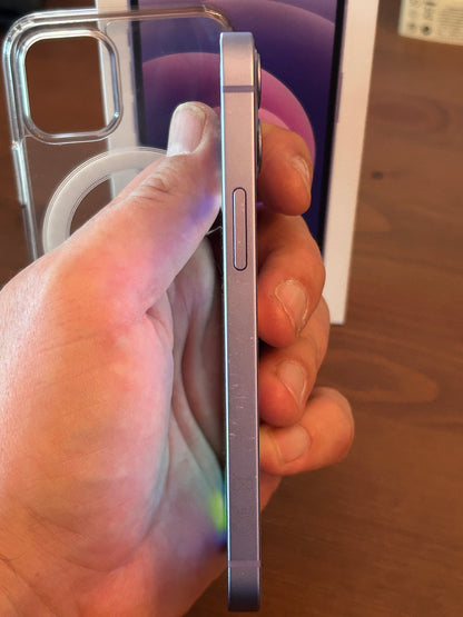 Apple iPhone 12 mini 128 Go Mauve – Débloqué | Très Bon État