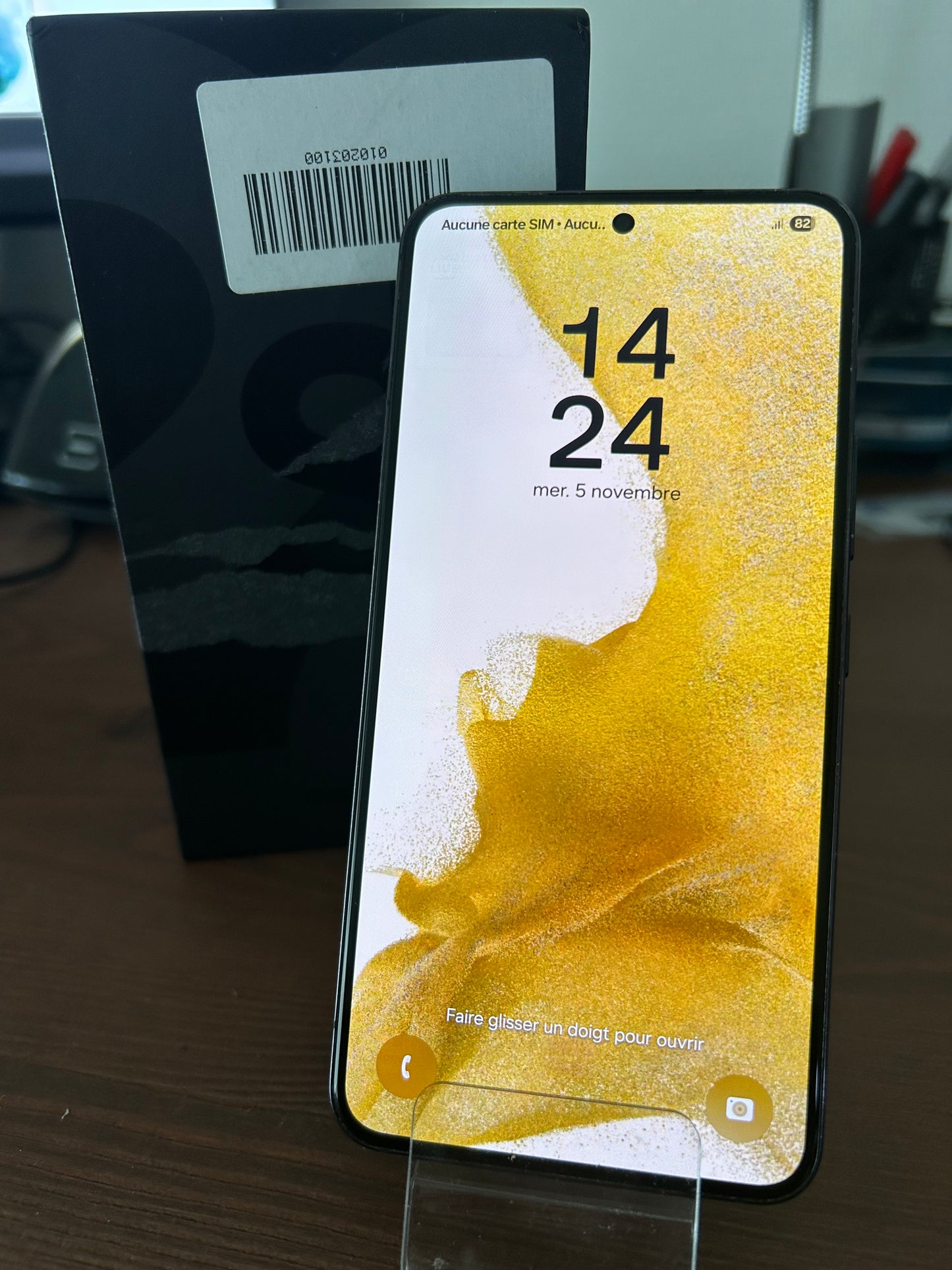 📱 Samsung Galaxy S22 Noir – 128 Go – Très Bon État Général