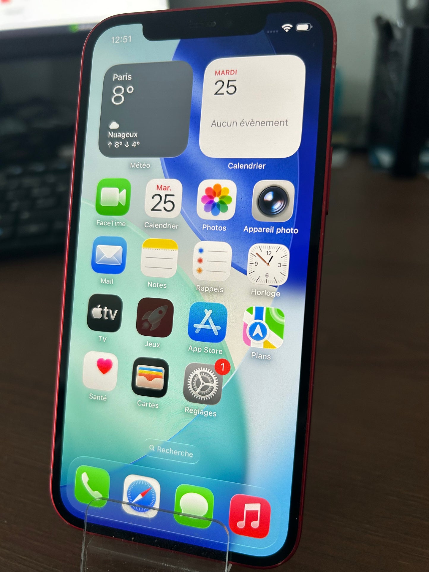 📱 iPhone 12 Rouge (Product RED) – Très Bon État Général