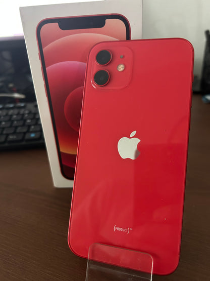 📱 iPhone 12 Rouge (Product RED) – Très Bon État Général, Comme Neuf