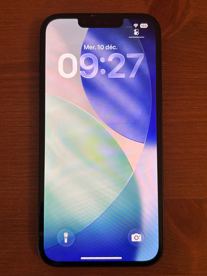 iPhone 13 Noir 128 Go – Très Bon État | Débloqué, Batterie Neuve, Boîte d’Origine**