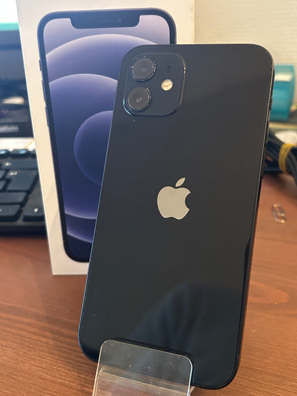 iPhone 12 Noir 128 Go – Très Bon État, Batterie Neuve, Débloqué Tout Opérateur