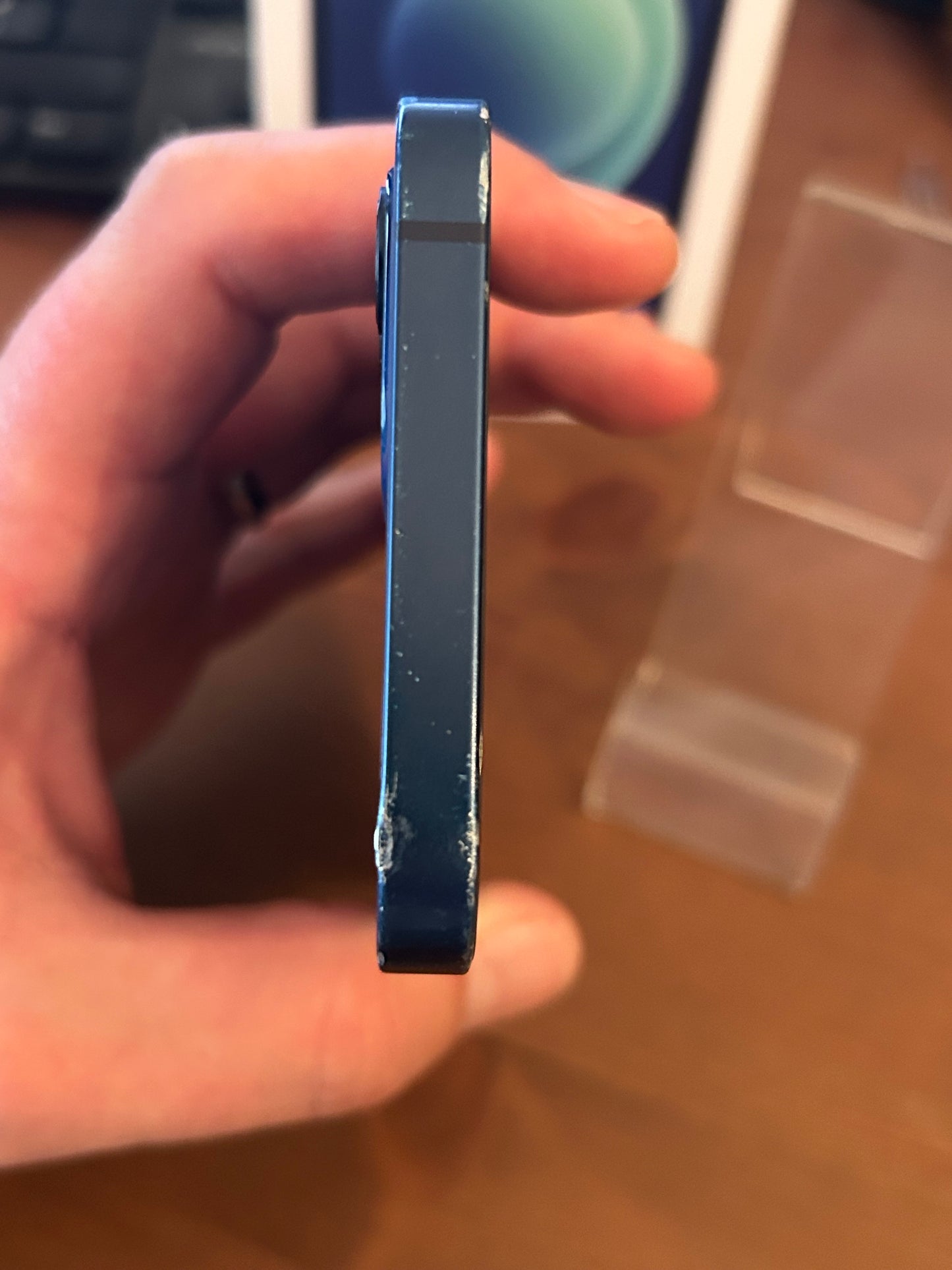 iPhone 12 Bleu 128 Go –  Bon État, Batterie Neuve, Débloqué Tout Opérateur