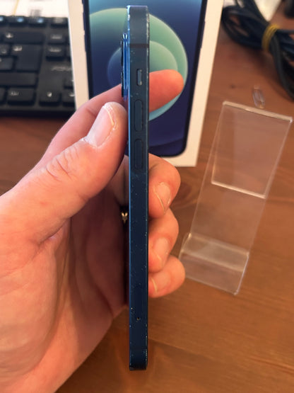 iPhone 12 Bleu 128 Go –  Bon État, Batterie Neuve, Débloqué Tout Opérateur