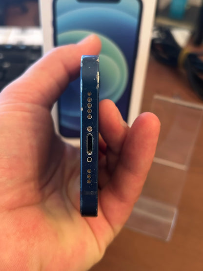 iPhone 12 Bleu 128 Go –  Bon État, Batterie Neuve, Débloqué Tout Opérateur