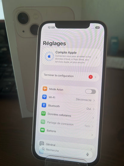 iPhone 13 Rose 128 Go – Écran OLED Neuf, Batterie 100 %, Débloqué Tout Opérateur