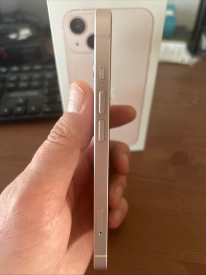 iPhone 13 Rose 128 Go – Écran OLED Neuf, Batterie 100 %, Débloqué Tout Opérateur