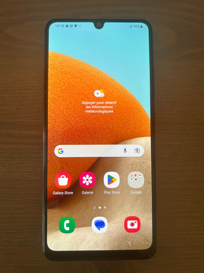 Samsung Galaxy A32 Noir 128 Go – Très Bon État, Batterie Neuve, Débloqué Tout Opérateur