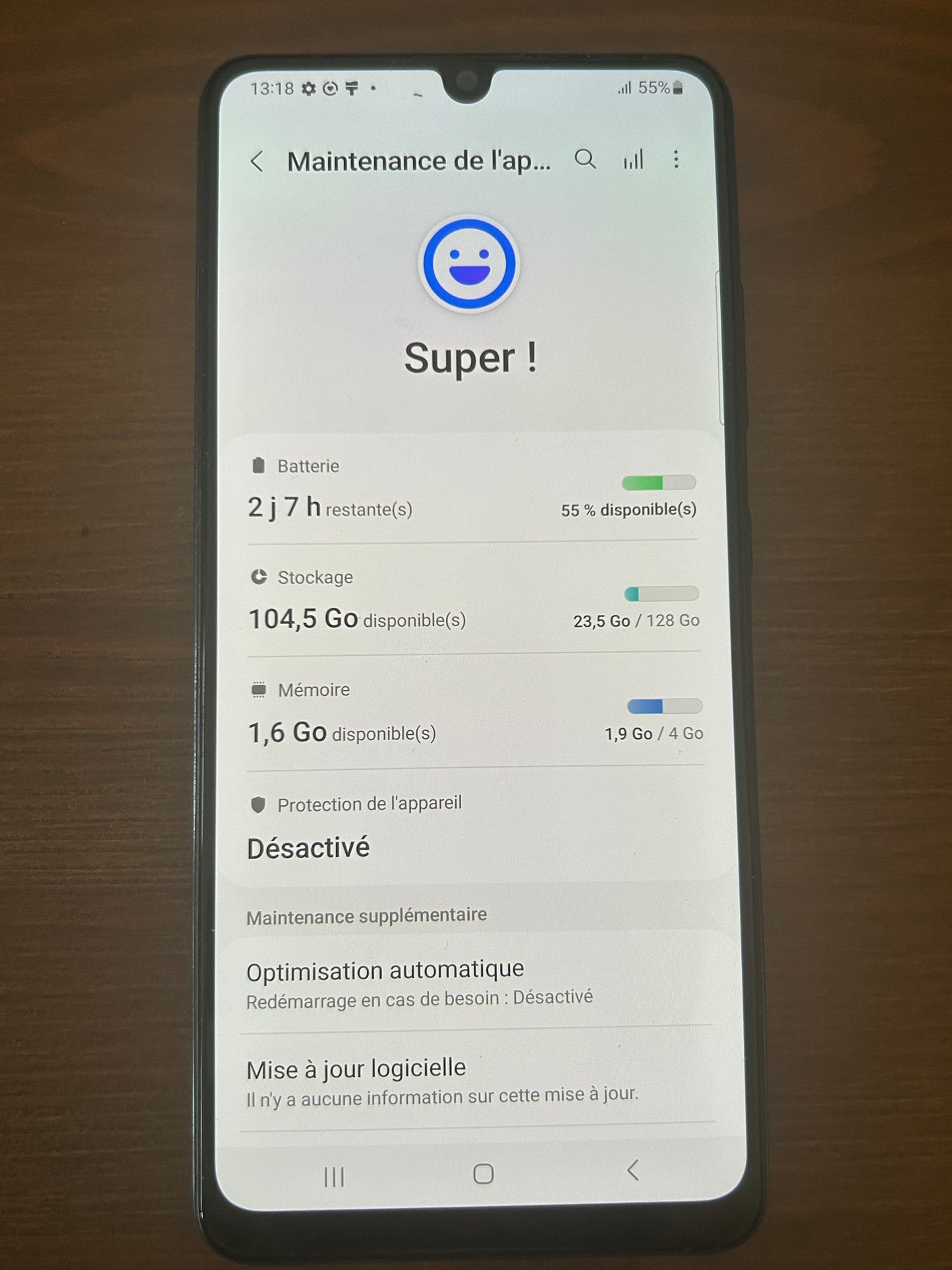 Samsung Galaxy A32 Noir 128 Go – Très Bon État, Batterie Neuve, Débloqué Tout Opérateur