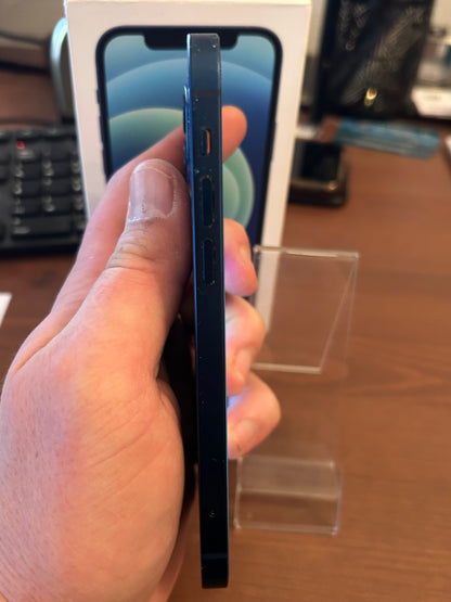 iPhone 12 Bleu 128 Go – Très Bon État, Écran d’origine, Batterie Neuve, Débloqué tout opérateur