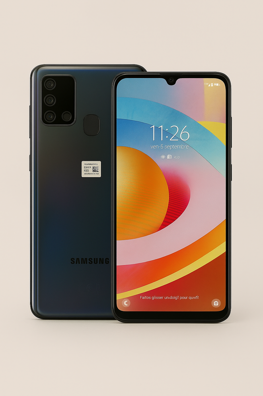 Samsung Galaxy A21s Blanc 32 Go – Très Bon État, Débloqué, Écran Impeccable, Compte Google Supprimé