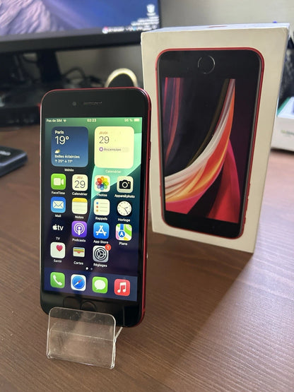 iPhone SE 2020 64 go - Rouge Très Propre | Batterie Neuve 100% |Sans Chargeur