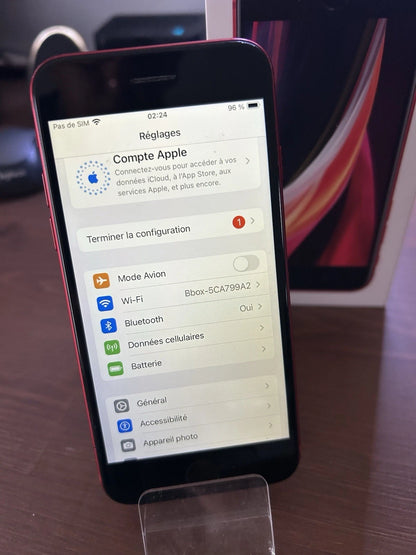 iPhone SE 2020 64 go - Rouge Très Propre | Batterie Neuve 100% |Sans Chargeur