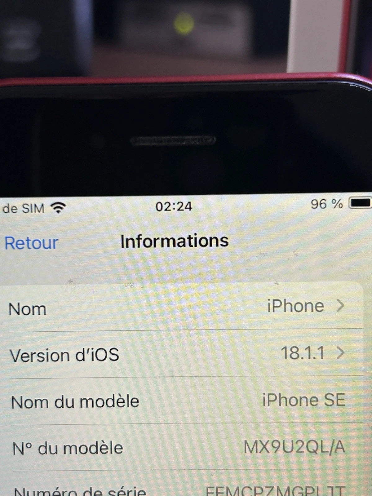 iPhone SE 2020 64 go - Rouge Très Propre | Batterie Neuve 100% |Sans Chargeur
