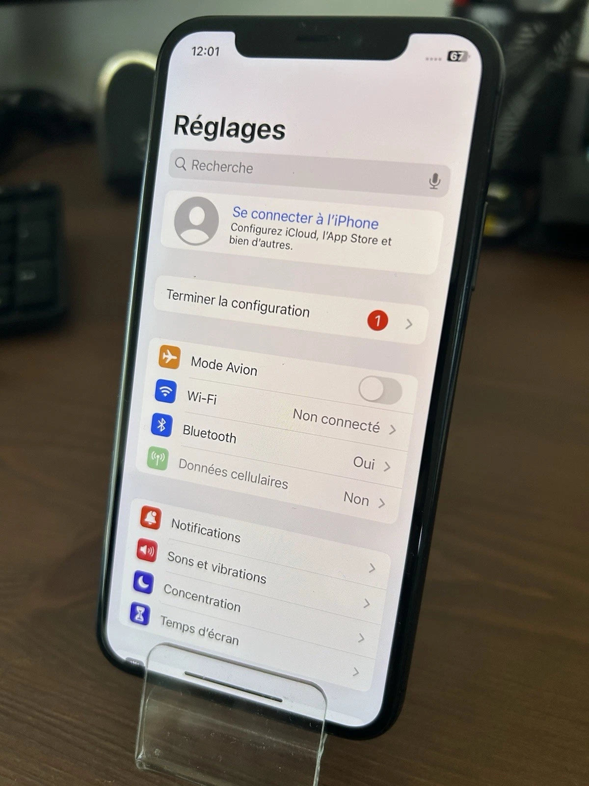 📱 iPhone X 256 Go Gris