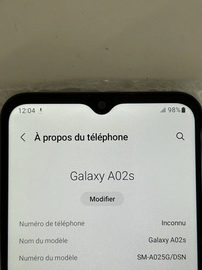 Samsung Galaxy A02s - 32 Go - Noir