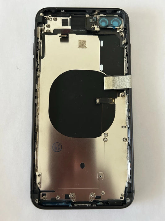 🔲 Châssis Arrière iPhone 8 Plus Noir Sans Logo