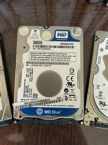 💽 HDD 2,5" SATA 500 Go