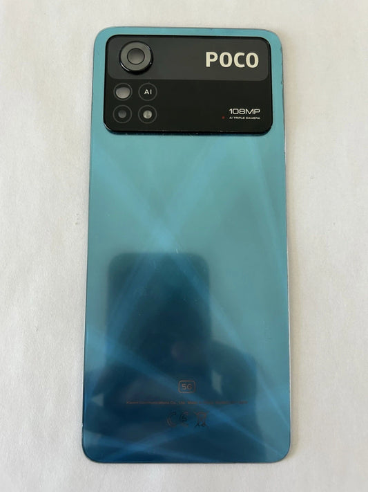 🔲 Vitre arrière couvercle cache batterie POCO X4 Pro 5G – Bleu