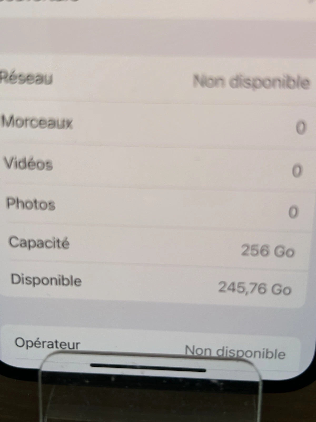 📱 iPhone X 256 Go Gris