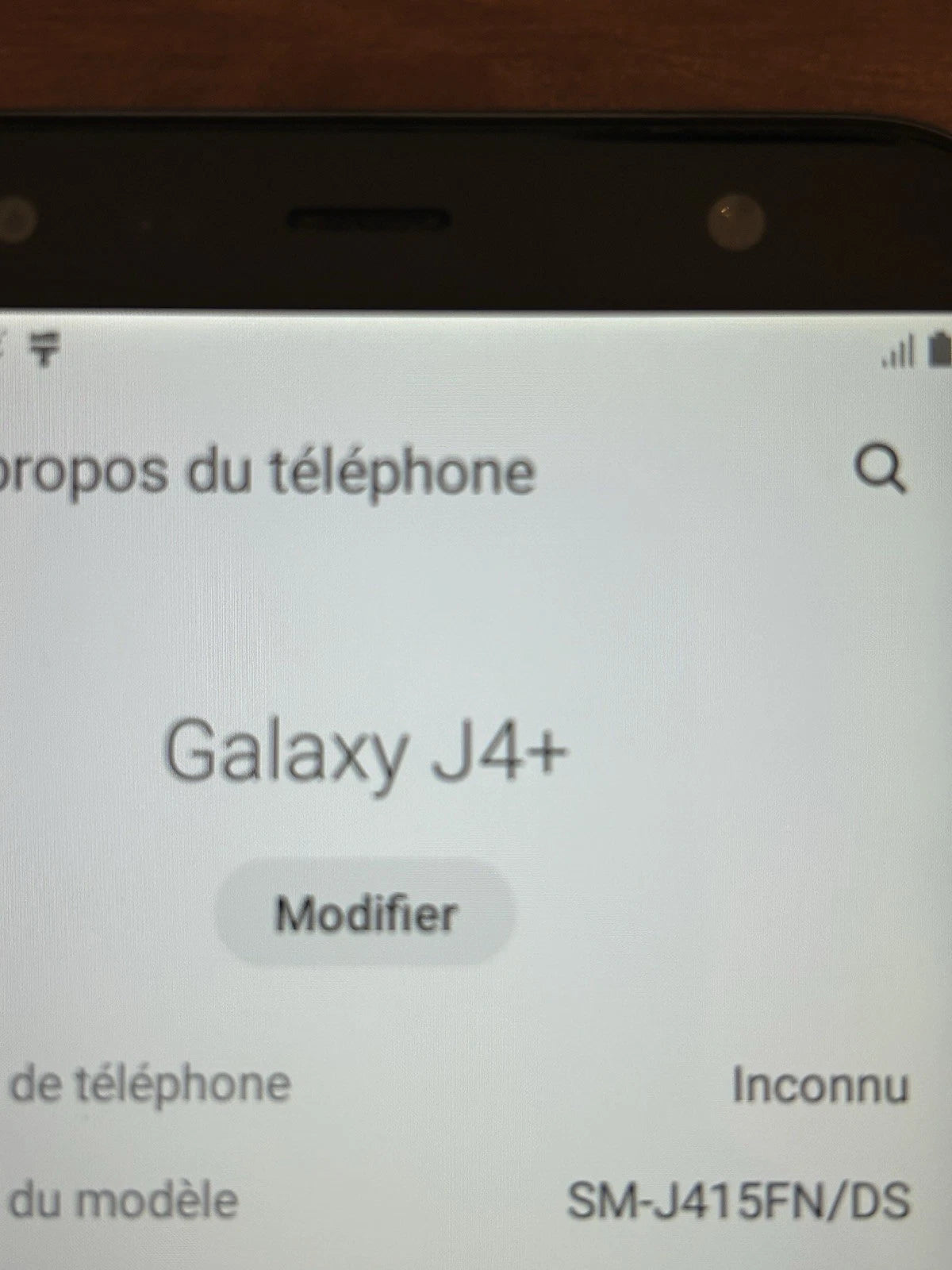 Samsung Galaxy J4+ - Noir