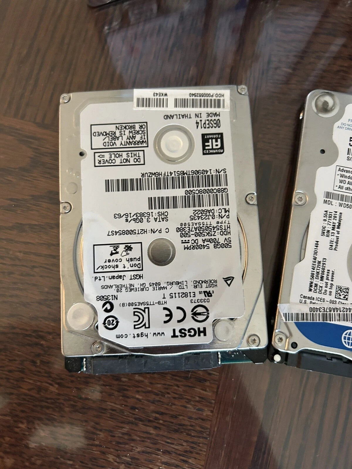 💽 HDD 2,5" SATA 500 Go