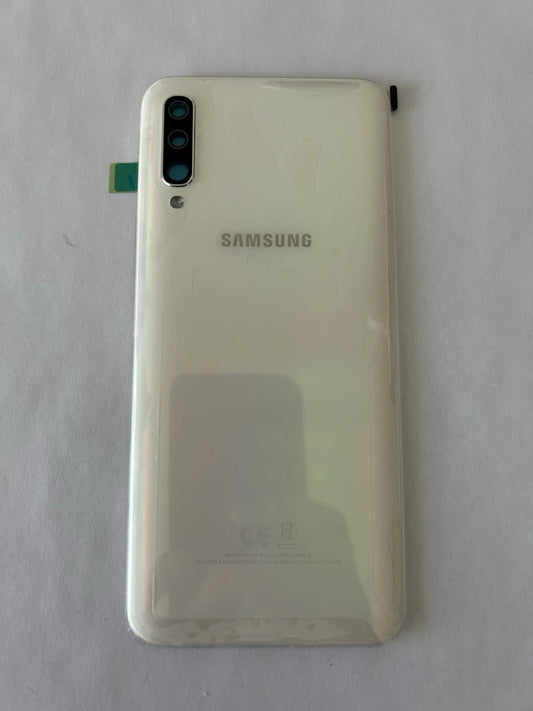 🔲 Vitre Arrière Blanche Samsung Galaxy A50 A505F – Original Service Pack OEM