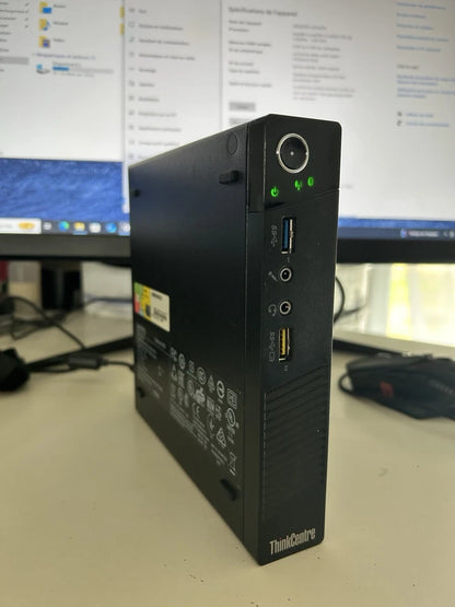 🖥️ Lenovo M93 – Intel Core i3-4150T, 8 Go, 128 Go SSD